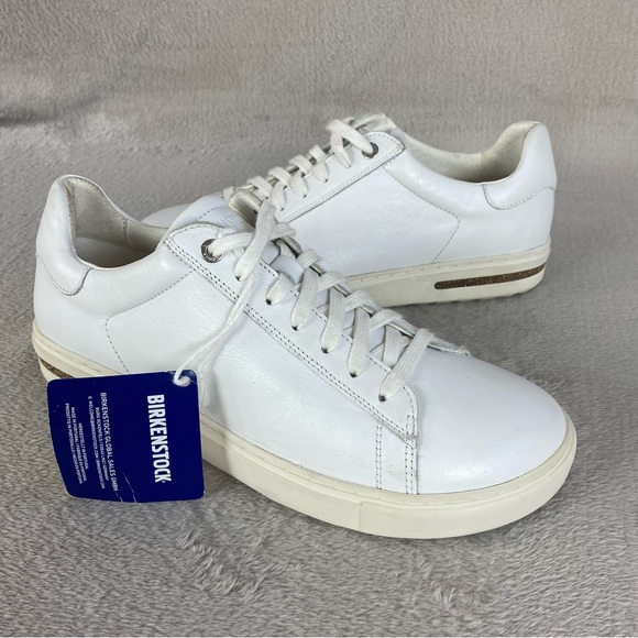 Birkenstock Bend Low Decon Women's Sneakers US 10 EU 41 White Leather Comfort - Picture 2 of 11